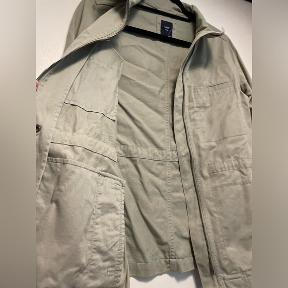 Gap Light Green Army Style Jacket Size Small - Picture 4 of 10